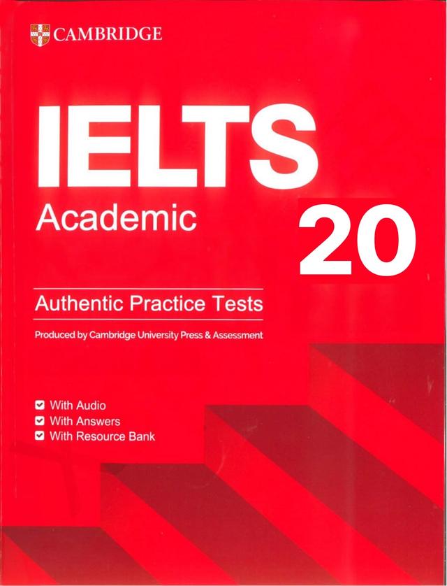 cover of Cambridge IELTS 20 Academic