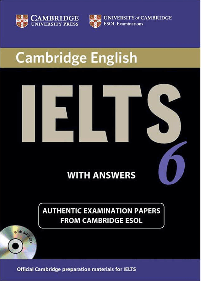 cover of Cambridge IELTS 6 Academic