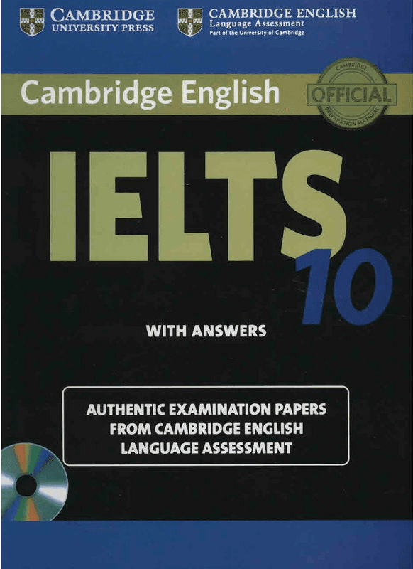 cover of Cambridge English IELTS 10