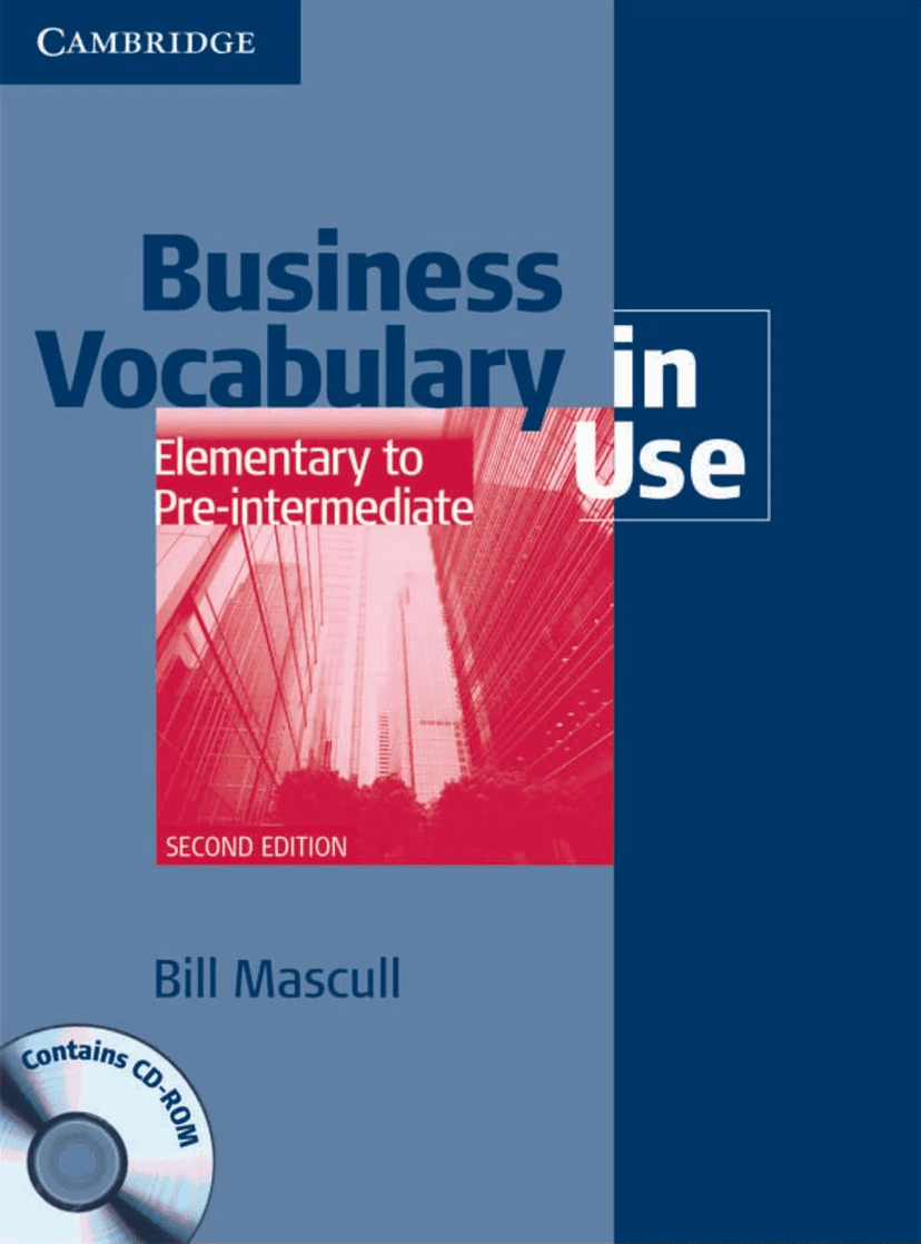 cover of Business Vocabulary in use Elementary to pre-intermediate