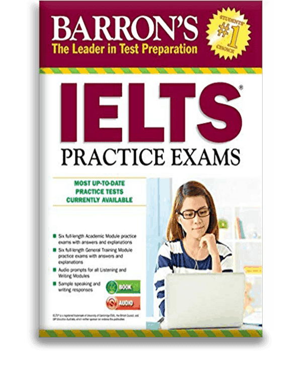 cover of Barron’s IELTS Practice Exams
