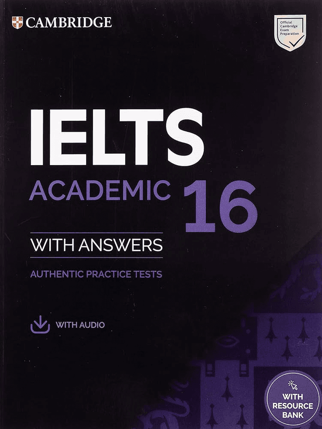 cover of Cambridge IELTS 16 Academic