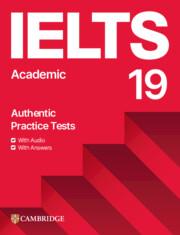 cover of Cambridge IELTS 19 Academic