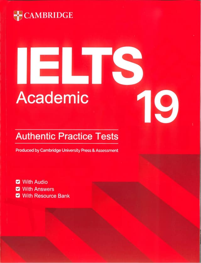 cover of Cambridge IELTS 19 Academic
